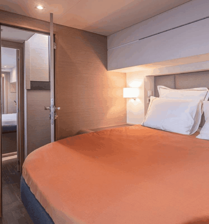 Dormitorio del Samana 59 de Fountaine Pajot