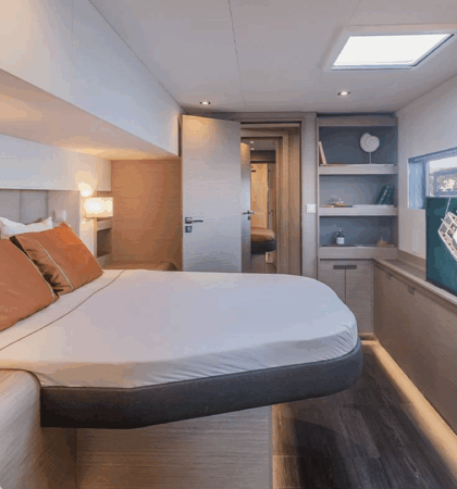 Dormitorio del Samana 59 de Fountaine Pajot
