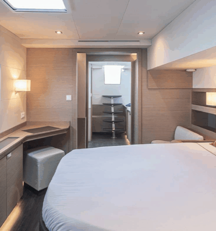 Dormitorio del Samana 59 de Fountaine Pajot
