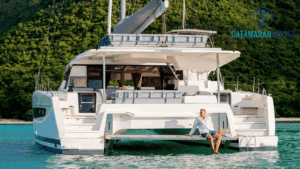Popa del catamarán FP 51 Fountaine Pajot