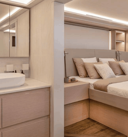 habitación de lujo del fountaine pajot thira 80