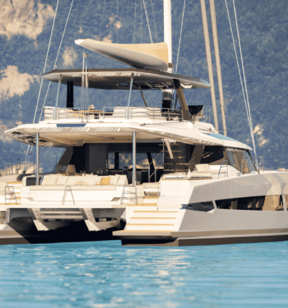 FPY70S_1 Catamarán Fountaine Pajot FPY70S nuevo en navegación, vista exterior