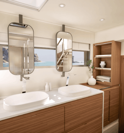 FPY70S_24 Aseo del nuevo FPY70S de Fountaine Pajot