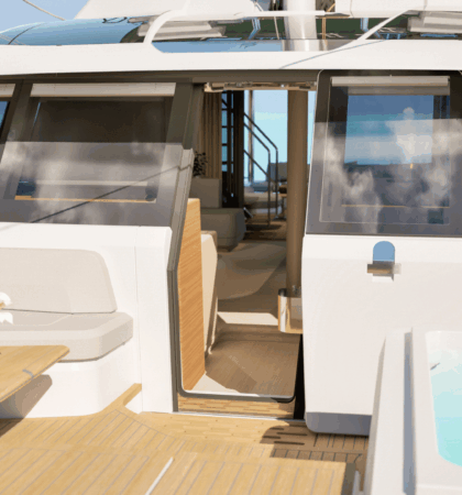 FPY70S_5 Zona de ocio del nuevo FPY70S de Fountaine Pajot